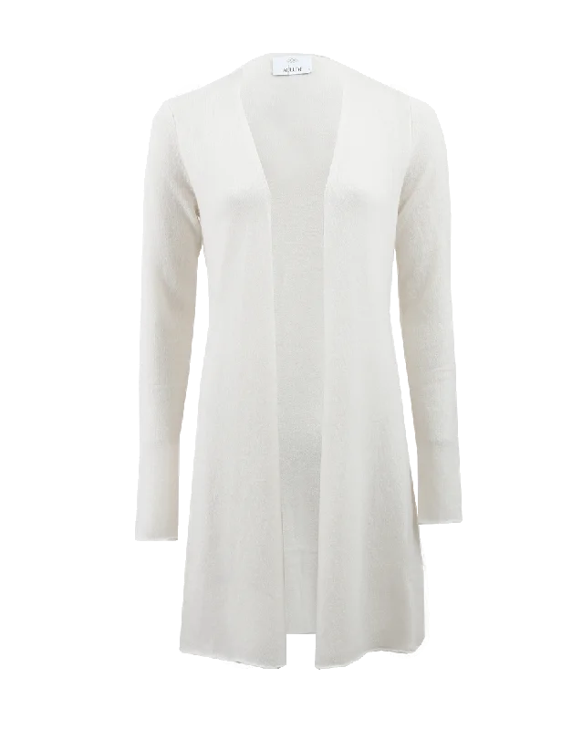 Wedding - guest cardigan for an elegant ensemble -Long Open Drape Cardigan