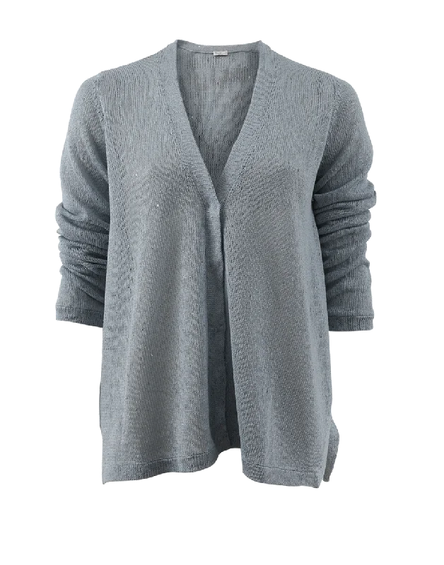 Wedding - guest cardigan for an elegant ensemble -Linen Silk Cardigan