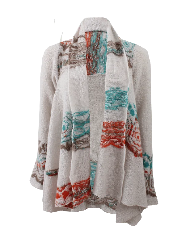 Beaded cardigan for a glamorous effect -Swirls Serape Cardigan