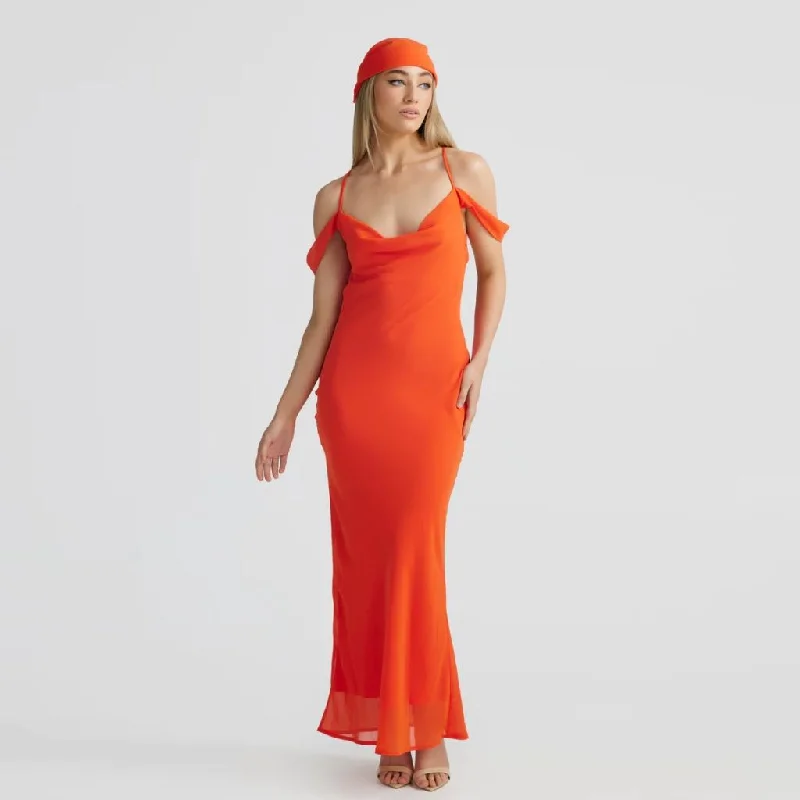 Resort Dresses for Vacation -Off Shoulder Maxi Long Dress