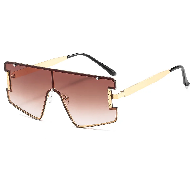 Lightweight Glasses for Easy Wear -Men'S and Women'S Personality One Piece Windproof Sunglasses