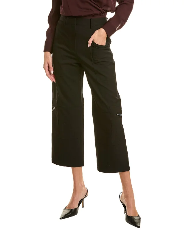 Form-fitting tight trousers for women with slimming effect and flattering cut -Theory Utility Trouser