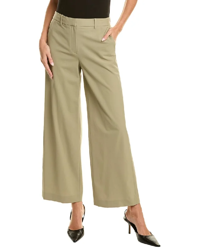 Soft fabric tight trousers for women with breathable material for year-round wear -Theory Treeca Pant