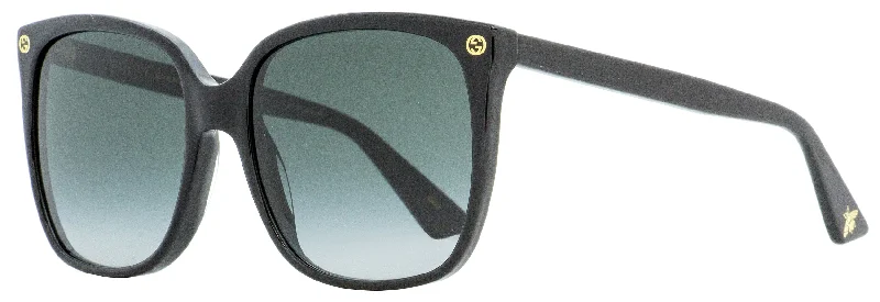 Square Sunglasses for Modern Look -Gucci Women's  Sunglasses GG0022S 001 Black 57mm