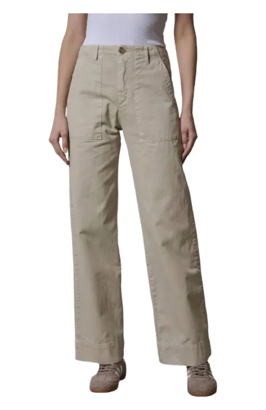 Stylish tight trousers for women with high-waisted fit for flattering look -Ventura Pants In Sesame