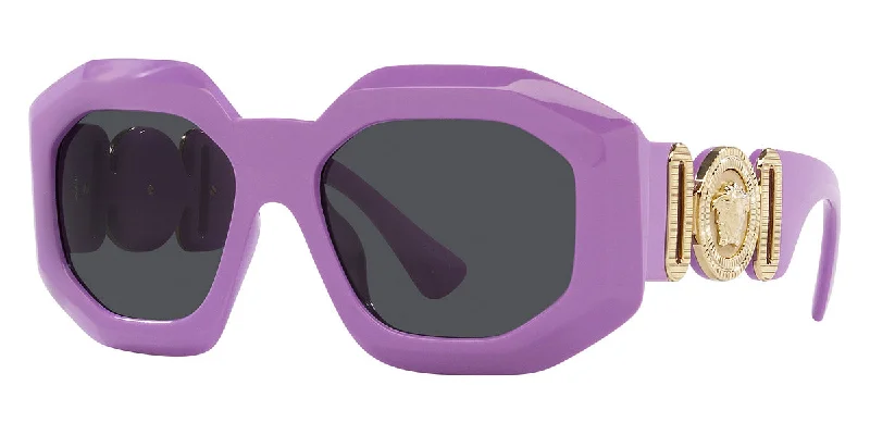 Metal Framed Sunglasses for Durability -Versace Women's VE4424U-536687 Fashion 56mm Violet Sunglasses