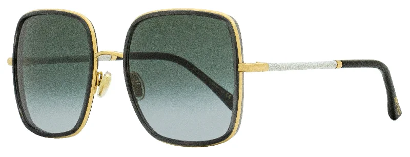 Oversized Sunglasses for Sun Protection -Jimmy Choo Women's Square Sunglasses Jayla 2F79O Gold/Gray 57mm