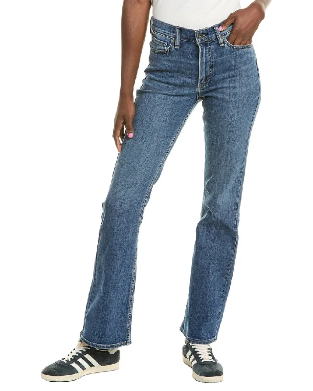 Stretchy tight trousers for women with soft fabric and flexible fit -rag & bone Piper Mid-Rise Medium Wash Bootcut Jean