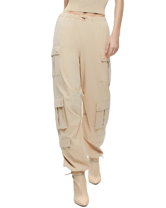 Statement tight trousers for women with bold color options for fashion-forward looks -alice + olivia Shara Mr. Parachute Cargo Pant