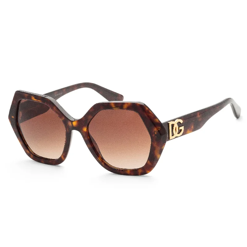 Ski Sunglasses for Winter Sports -Dolce & Gabbana Women's Havana 54mm Sunglasses