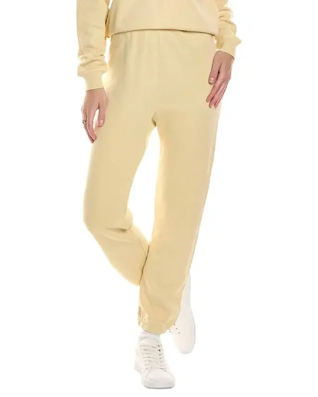 Casual tight trousers for men with drawstring waistband for a relaxed fit -Stadium Sweatpant In Light Lemon