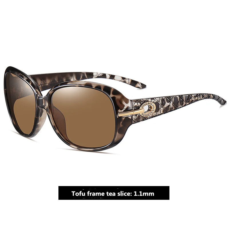 Anti-bacterial Glasses for Hygiene -New Style Sunglasses Female Classic Big Frame Polarized