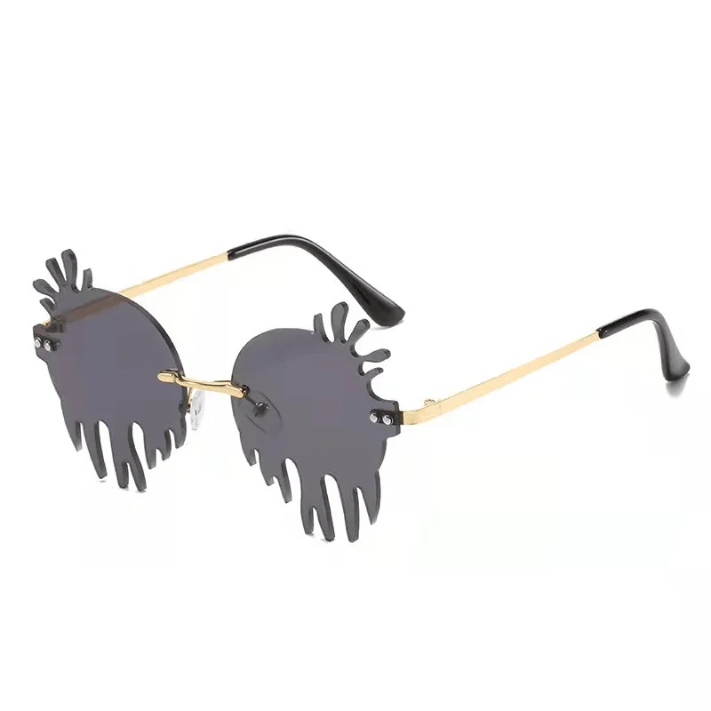 Clip-on Glasses for Versatile Option -New Melting Love Tears Sunglasses