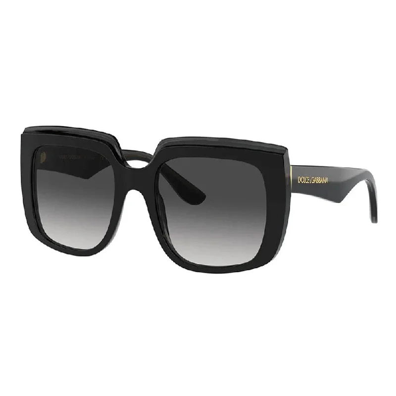 Geometric Glasses for Modern Design -Dolce & Gabbana  DG 4414 501/8G 54mm Womens Square Sunglasses