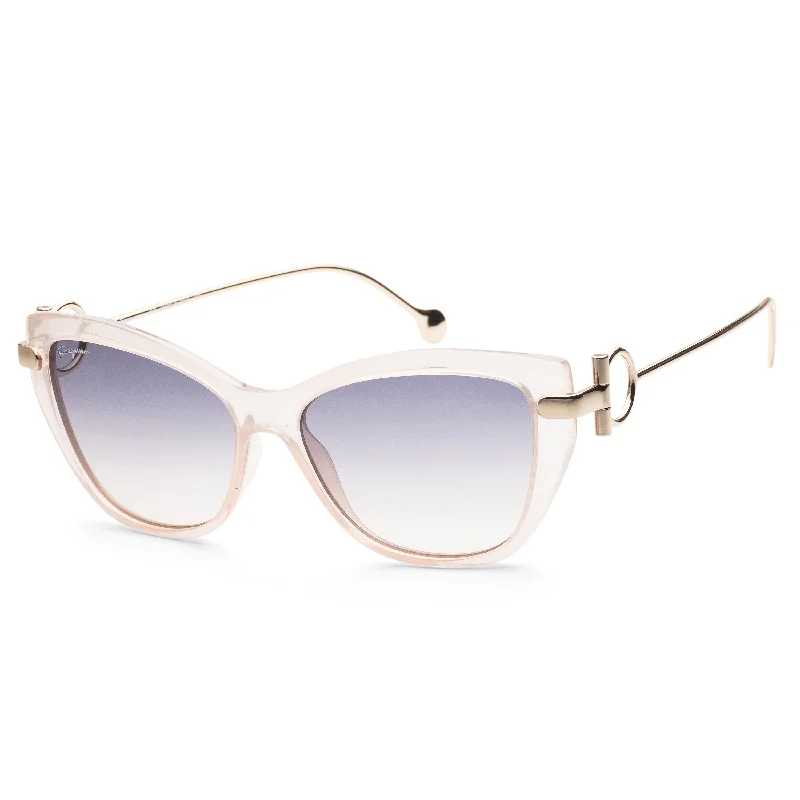 Floral Glasses for Romantic Appeal -Ferragamo Women's SF928S-5515290 Fashion 55mm Nude Sunglasses