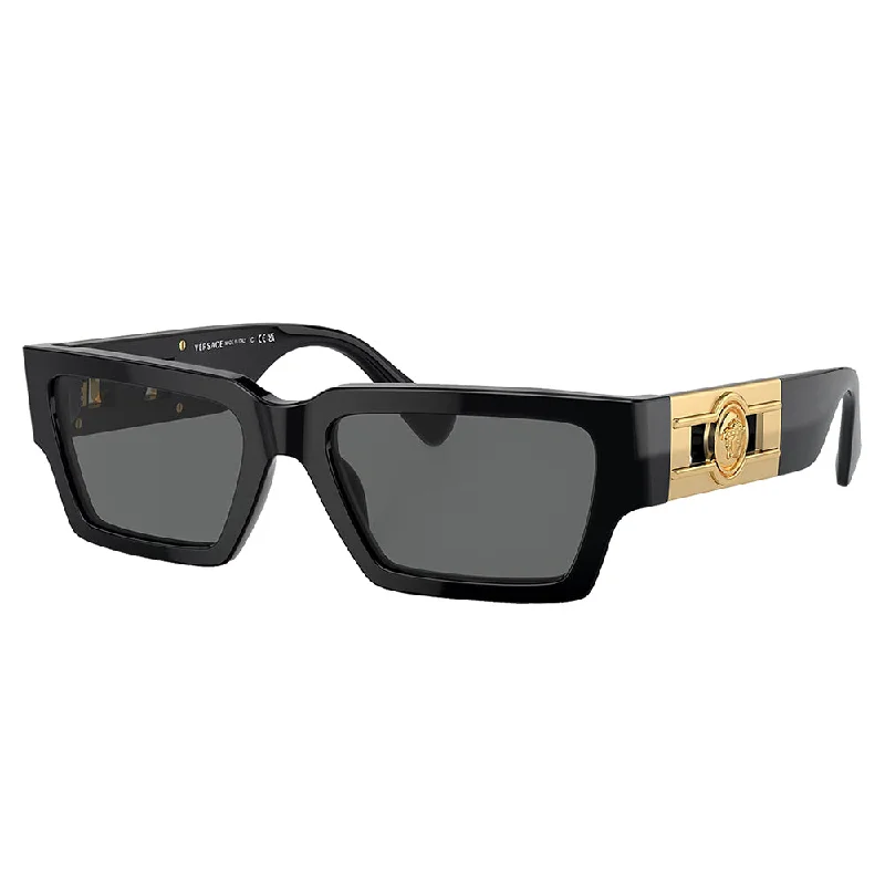 Affordable Glasses for Budget -Versace ICONIC VE 4459 GB1/87 54mm Unisex Rectangle Sunglasses