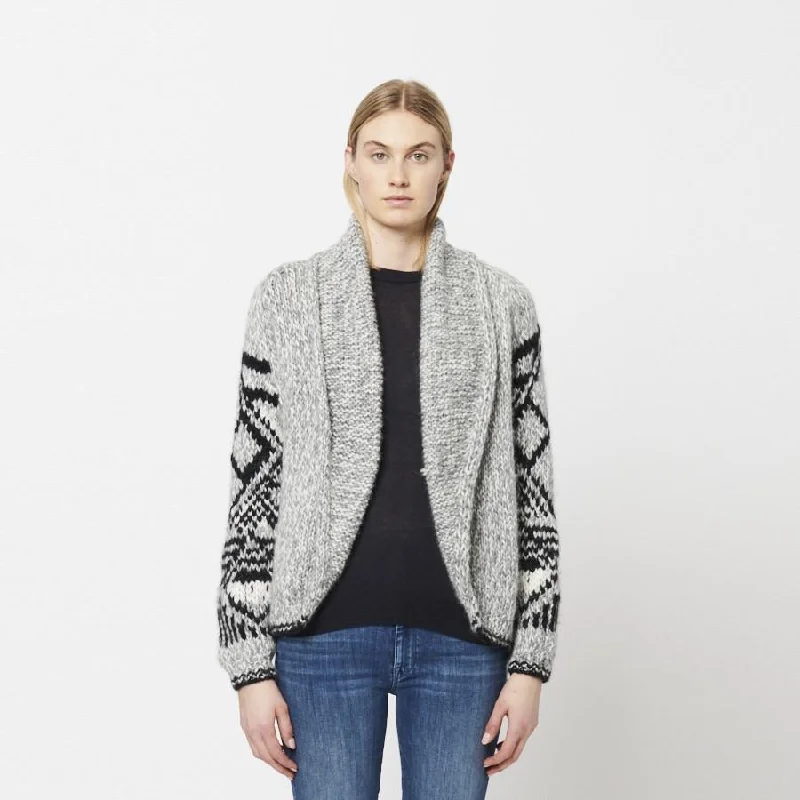 Machine - knitted cardigan for durability -Astrid Knit Cardigan (Inlet)