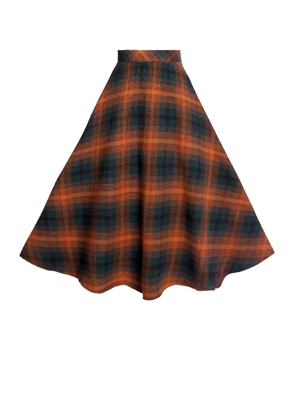 Patterned skirts with bold stripe accents -MTO - Lilian Skirt in "Hunters Plaid"