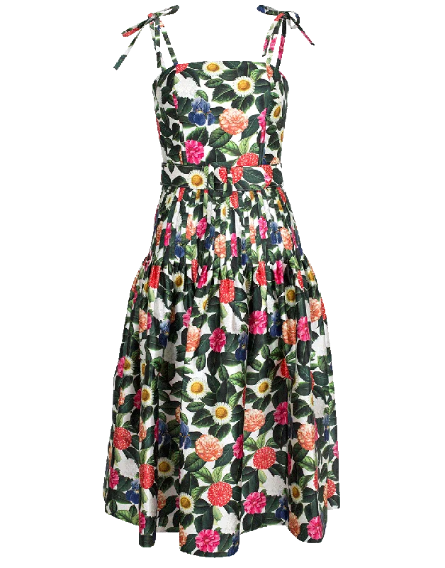 Flared Dresses for Retro -Flower Jungle Dress