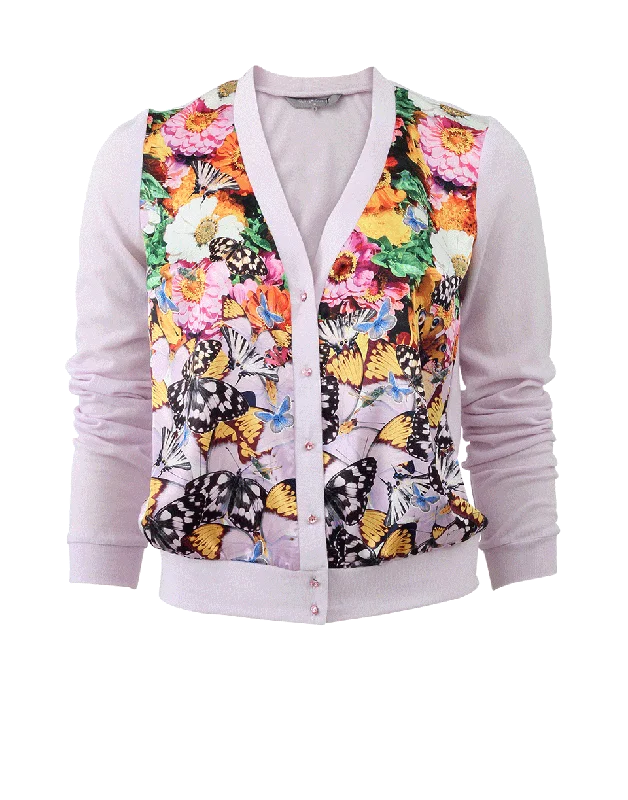 Modern - style cardigan for a contemporary feel -Butterfly Petals Cardigan