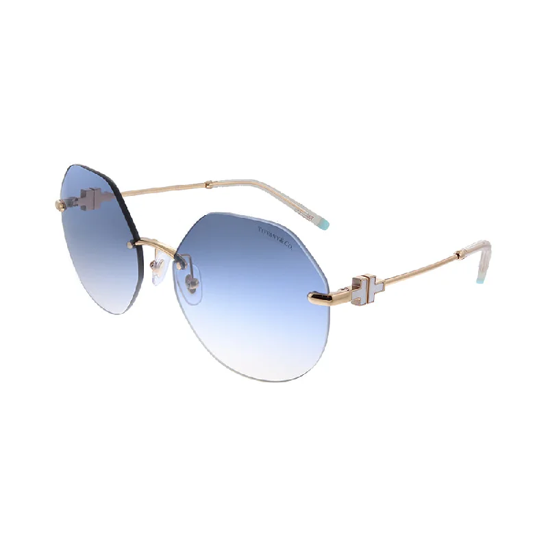 Weekend Sunglasses for Leisure -Tiffany & Co.  TF 3077 616016 Mens Geometric Sunglasses