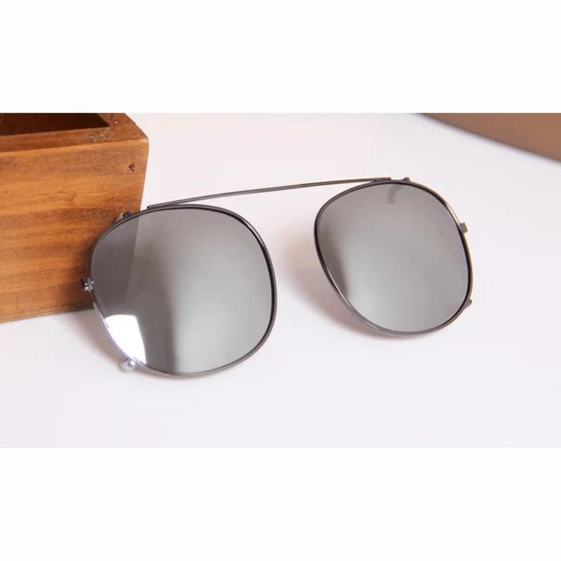 Fashion Sunglasses for Everyday Wear -Polarized Sunglasses Clip Ultra-Light Driving Oval Glasses