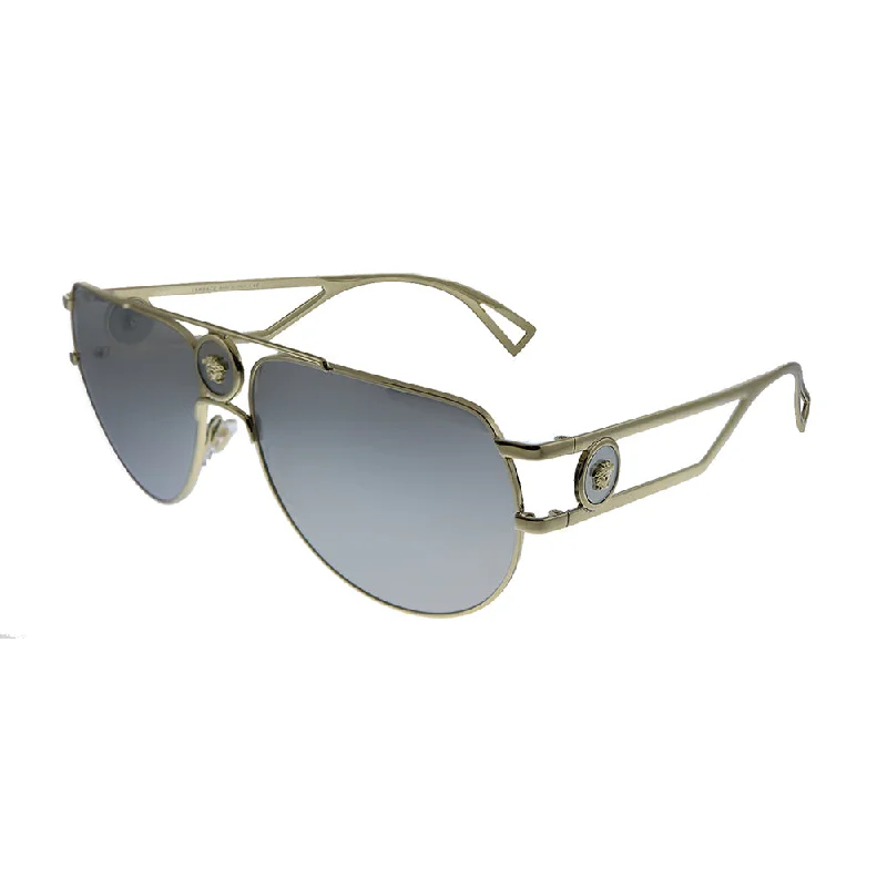 Fishing Sunglasses for Water Sports -Versace  VE 2225 12526G Unisex Aviator Sunglasses