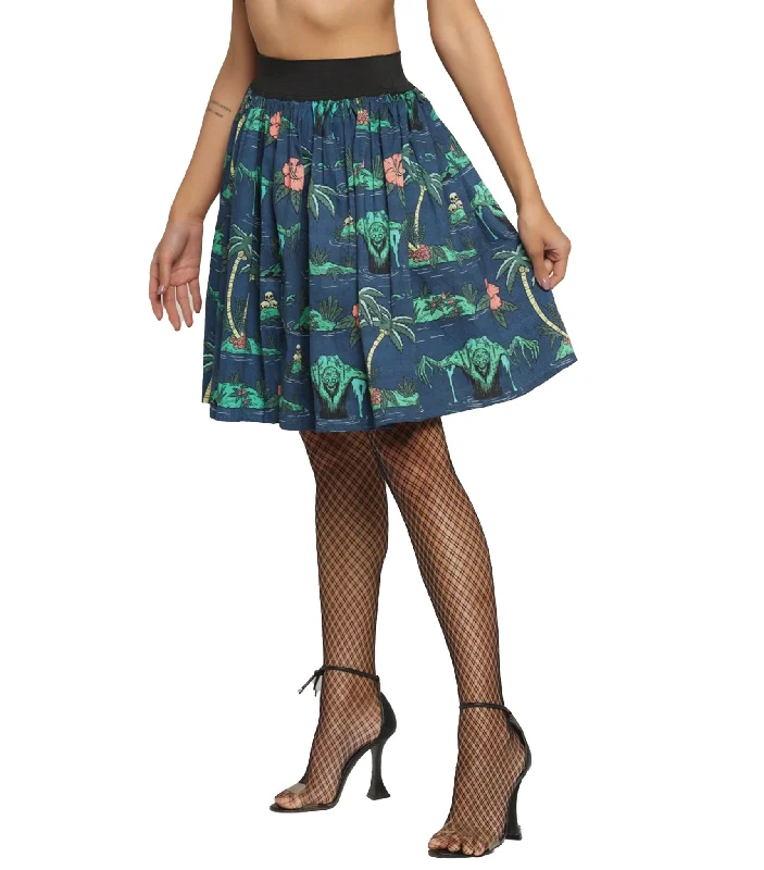 Bold floral skirts for vibrant spring fashion -Monster Flower  Skirt