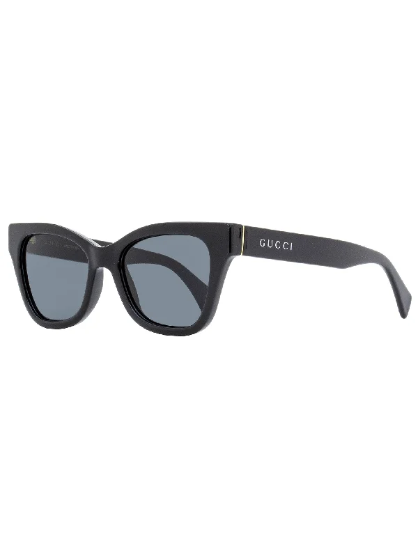 Affordable Glasses for Budget -Gucci Women's Rectangular Sunglasses GG1133S 001 Black 52mm