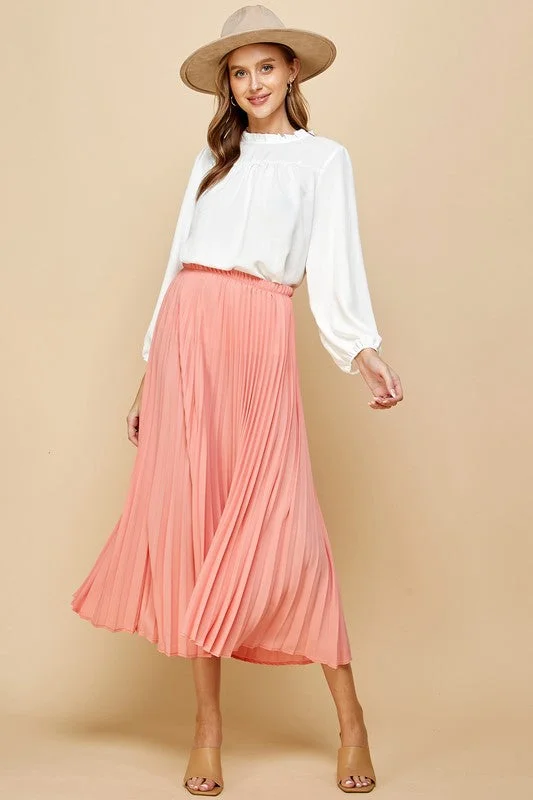 Casual cotton skirts for laid-back days -Mariana Pleated Skirt