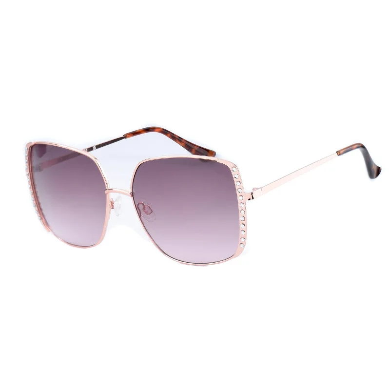 High-end Glasses for Luxury -Guess Women's  59mm Rose Gold Sunglasses