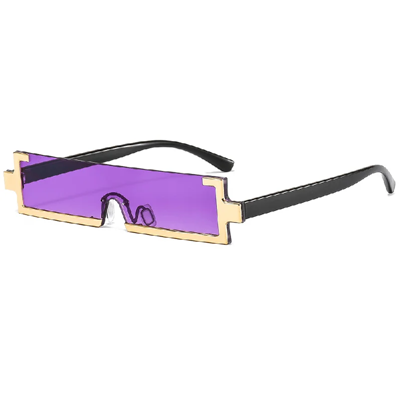 Gold frame progressive purple