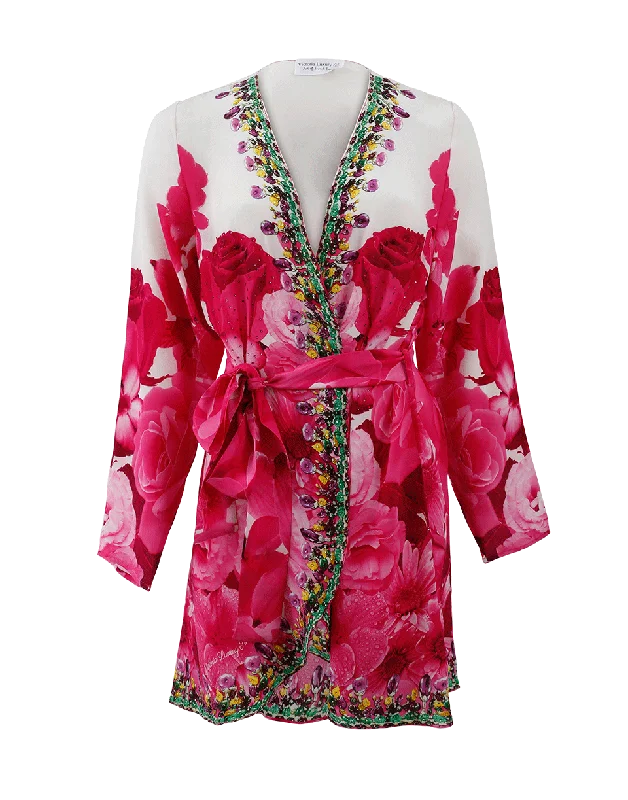 Floral cardigan for a feminine touch -French Short Cardigan