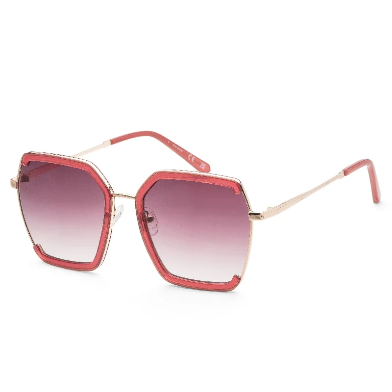 Decorated Glasses for Fashionable Touch -Guess Women's 58mm Red Sunglasses GF0418-69T