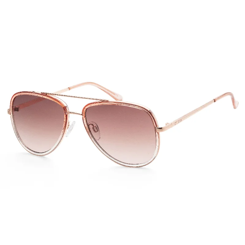 Comfortable Glasses for Daily Use -Guess Women's 59mm Pink Sunglasses GF0417-72B