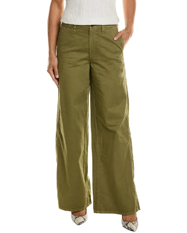 Comfortable tight trousers for women with soft cotton fabric and stretch -rag & bone Sofie Wide Leg Chino