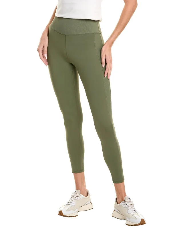 Elegant tight trousers for women with high-quality wool fabric for refined look -IVL Collective Rib Combo Legging