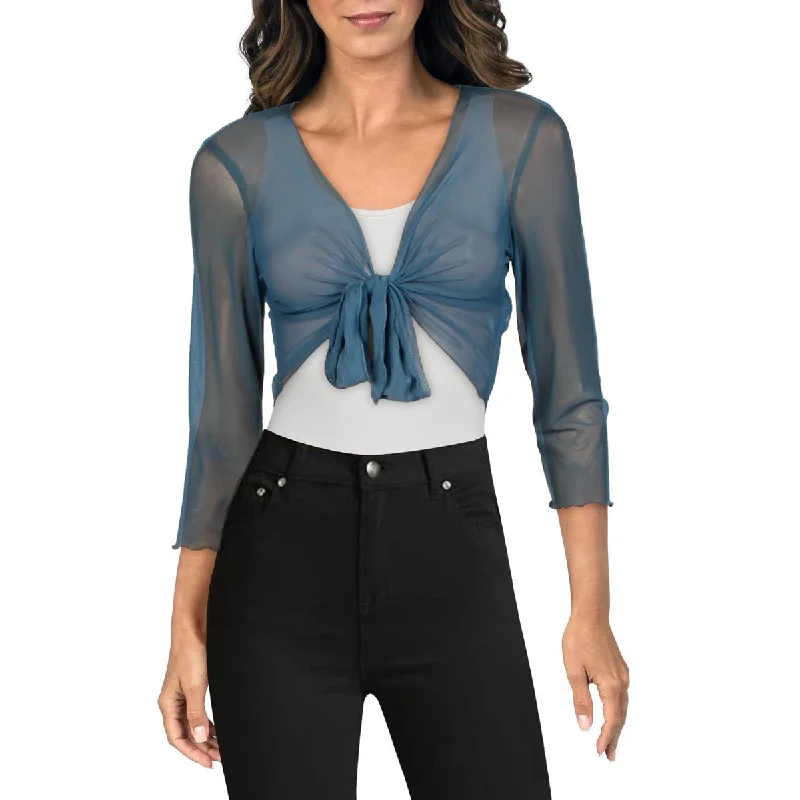 Yoga - cardigan for a flexible fit -Connected Apparel Womens Cardigan Sheer Bolero