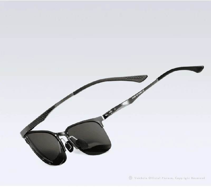 Clip-on Glasses for Versatile Option -Aluminium-Magnesium Carbon Fiber Coated Polarized Sunglasses