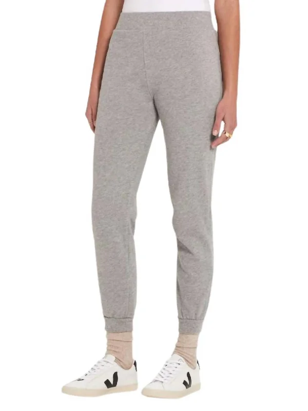 Tight business trousers for men with sharp, professional cut for office wear -Women's Classic Sweatpant In Gray Heather